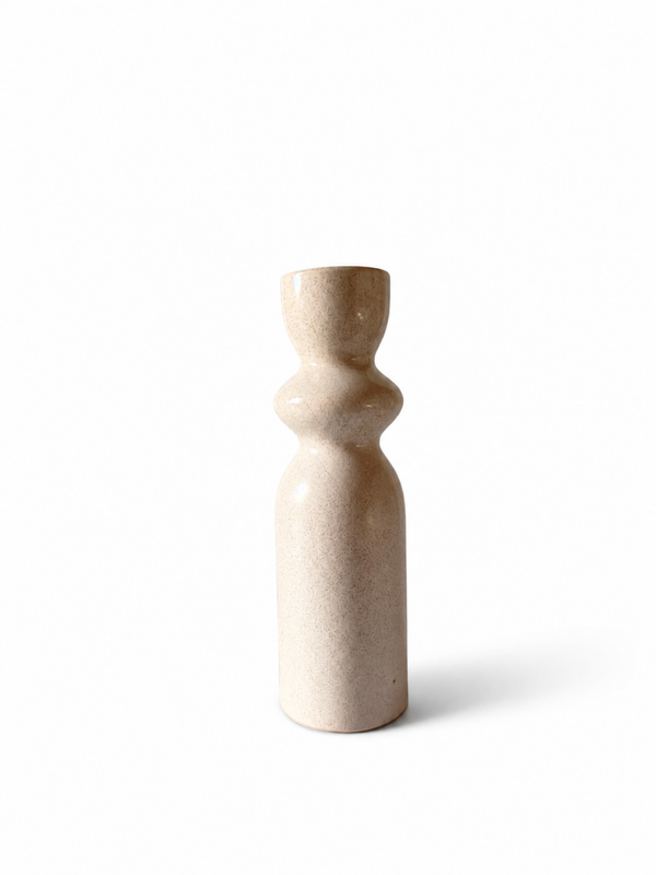 Keramieken vaas crème 10,5 cm | Homebound by KY