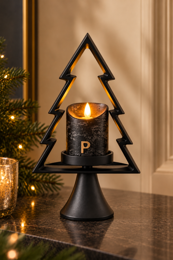 EGLO Mukayle kerstboomkandelaar – Zwart