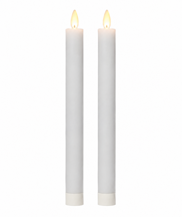 LED dinerkaarsen White – set van 2