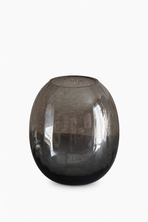 Serenite vaas – donker glas