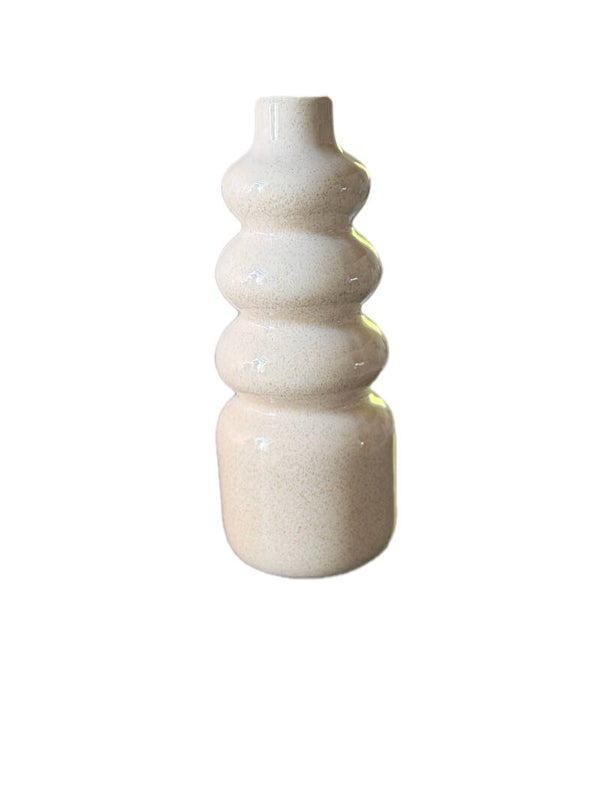 Crèmekleurige bubbelvaas L van Homebound