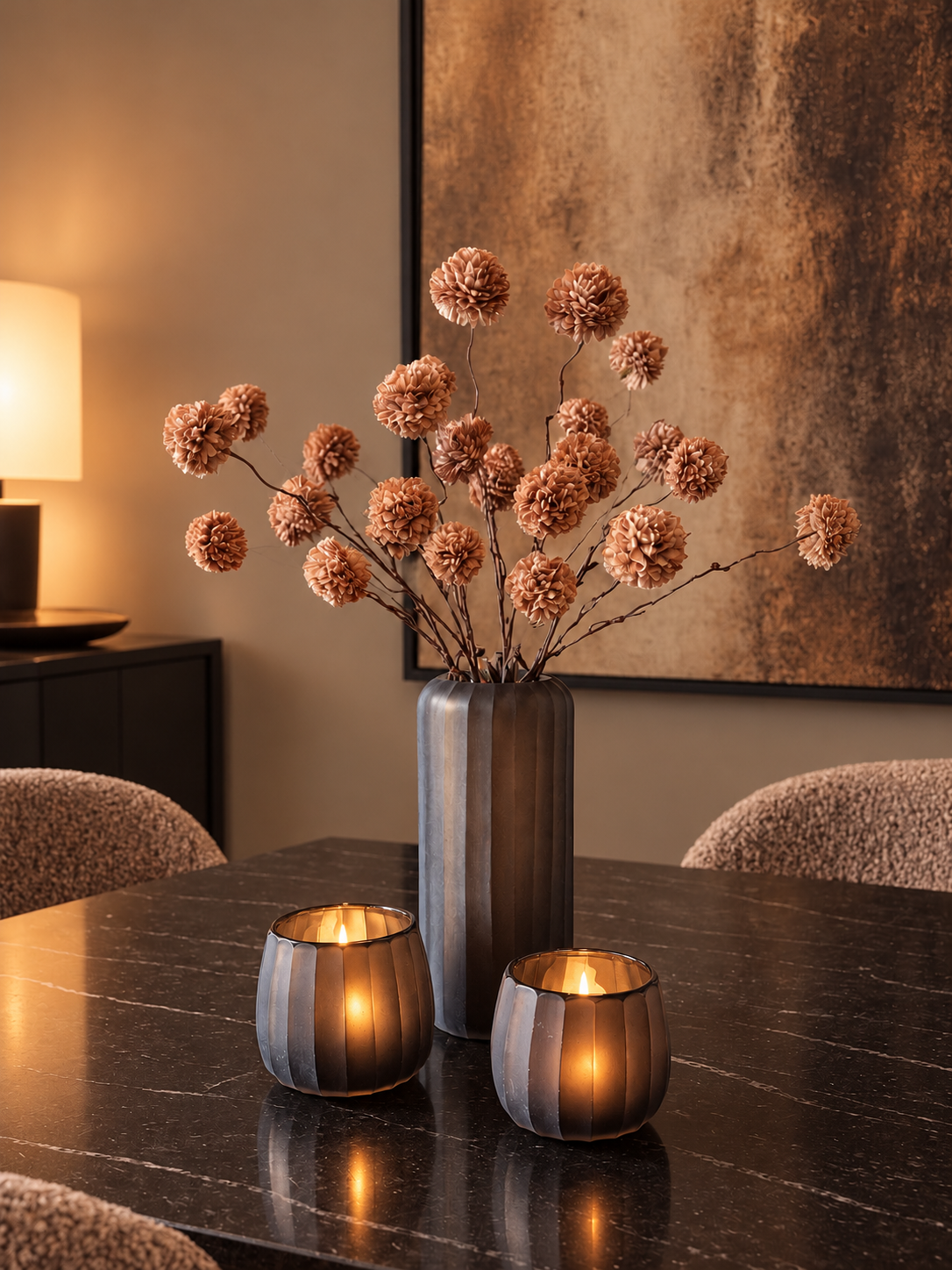 Pompom Antiek Brown – 53 cm