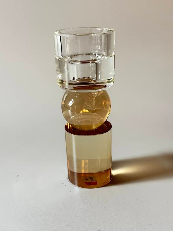 Colmore Kandelaar Obscura Clear Gold Lustre – Ø5 × 15 cm