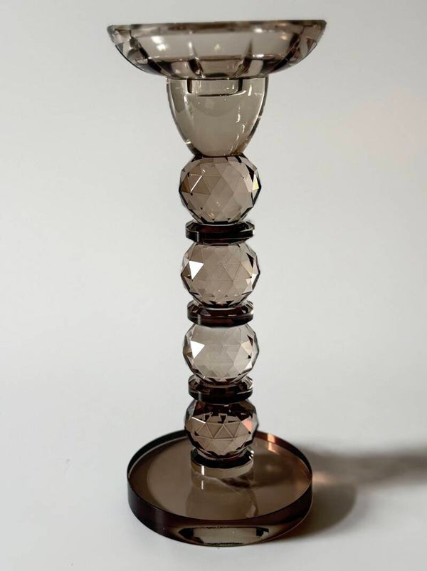 Colmore Kandelaar Opulent Brown Lustre – Groot 25 cm