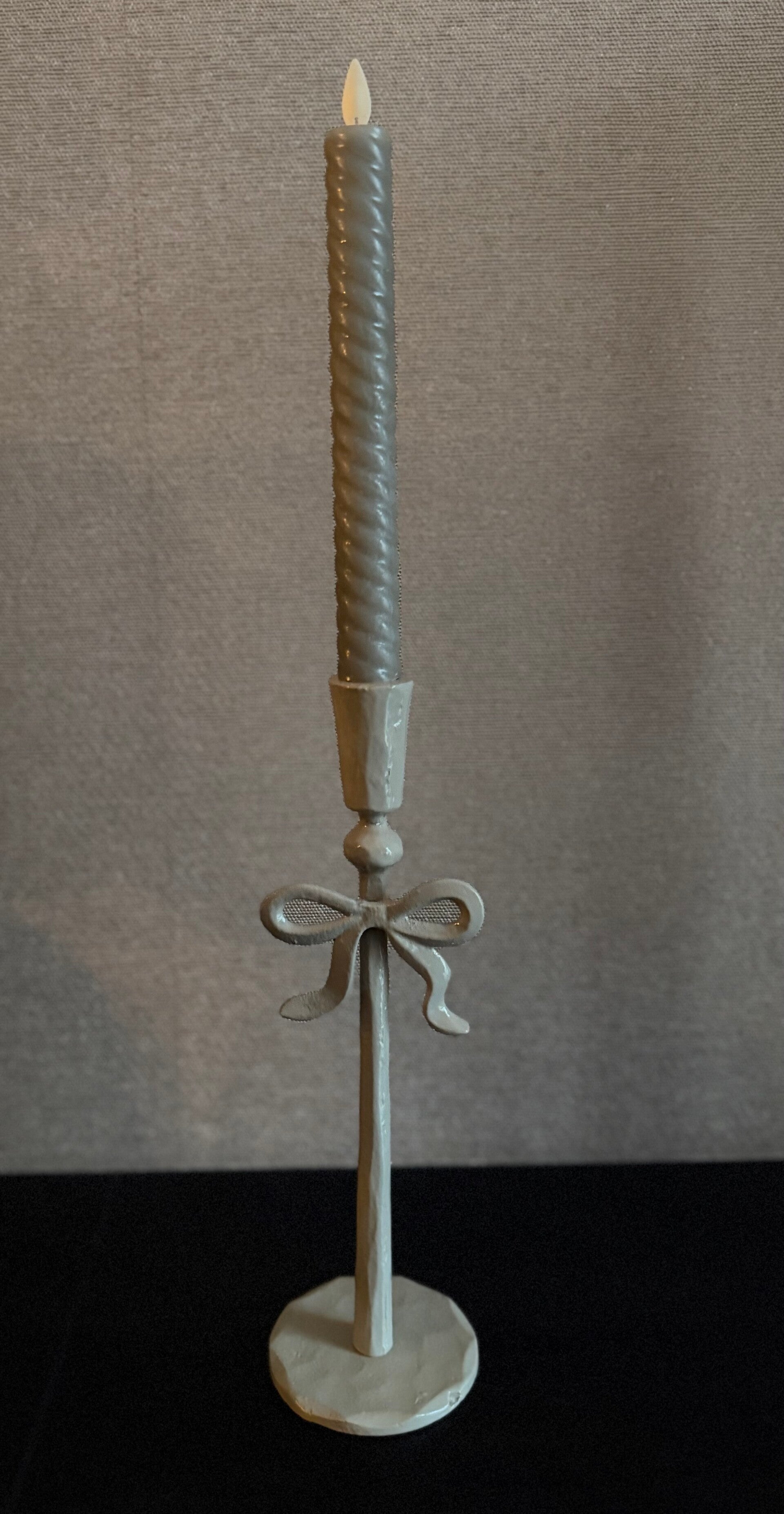 Kandelaar Strikje Beige