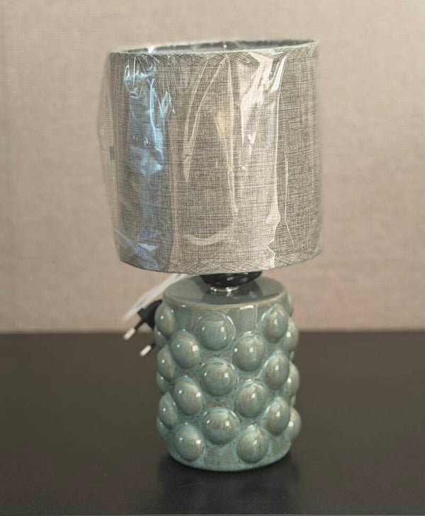 LETI Tafellamp met kap – groen keramiek