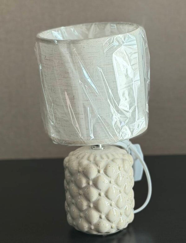 LETI Tafellamp met kap – crème keramiek