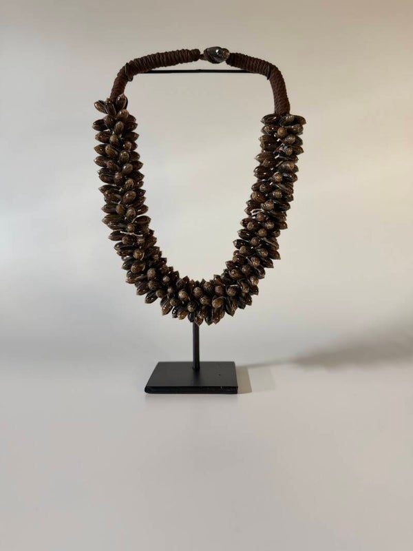 Decoratieve Schelpenketting op Standaard