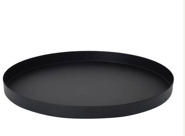 LOFT42 Serva metalen dienblad Ø40 cm – zwart