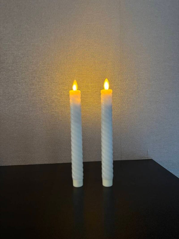 Realistische Led-kaars met flikkerend licht