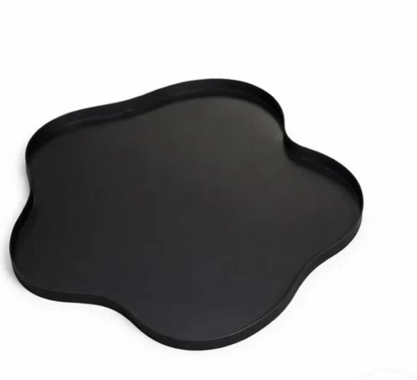 LOFT42 Serva Organisch Dienblad – Zwart – 40 × 40 cm
