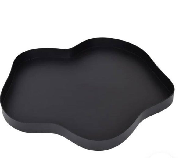 LOFT42 Serva Organisch Dienblad – Zwart – 60 × 60 cm