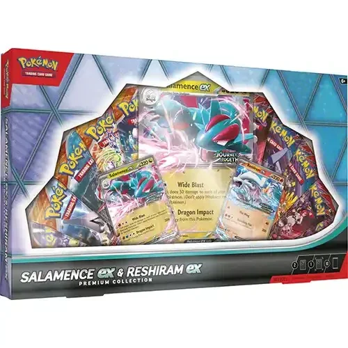 Salamence Ex & Reshiram Ex Collection Box
