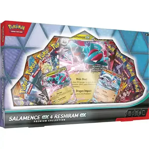 Salamence Ex & Reshiram Ex Collection Box