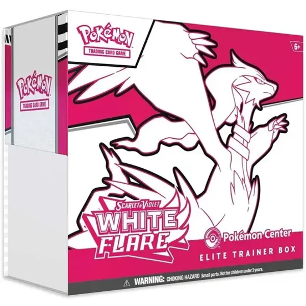 White Flare Pokemon Center Elite Trainer Box