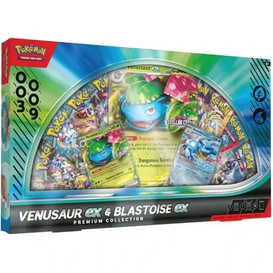 Venusaur & Blastoise USA Collection Box