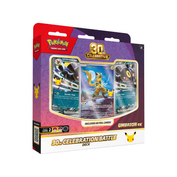 Pokemon TCG 30th Celebration Umbreon ex & Zeraora Battle Deck