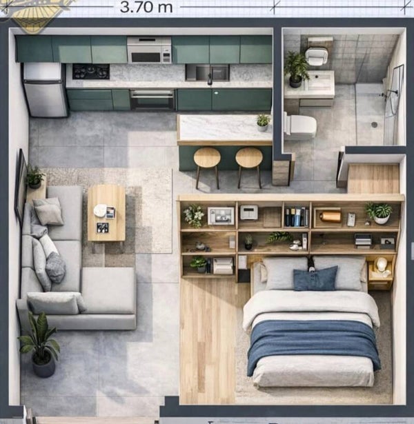 Casa prefabricada modular tipo Loft