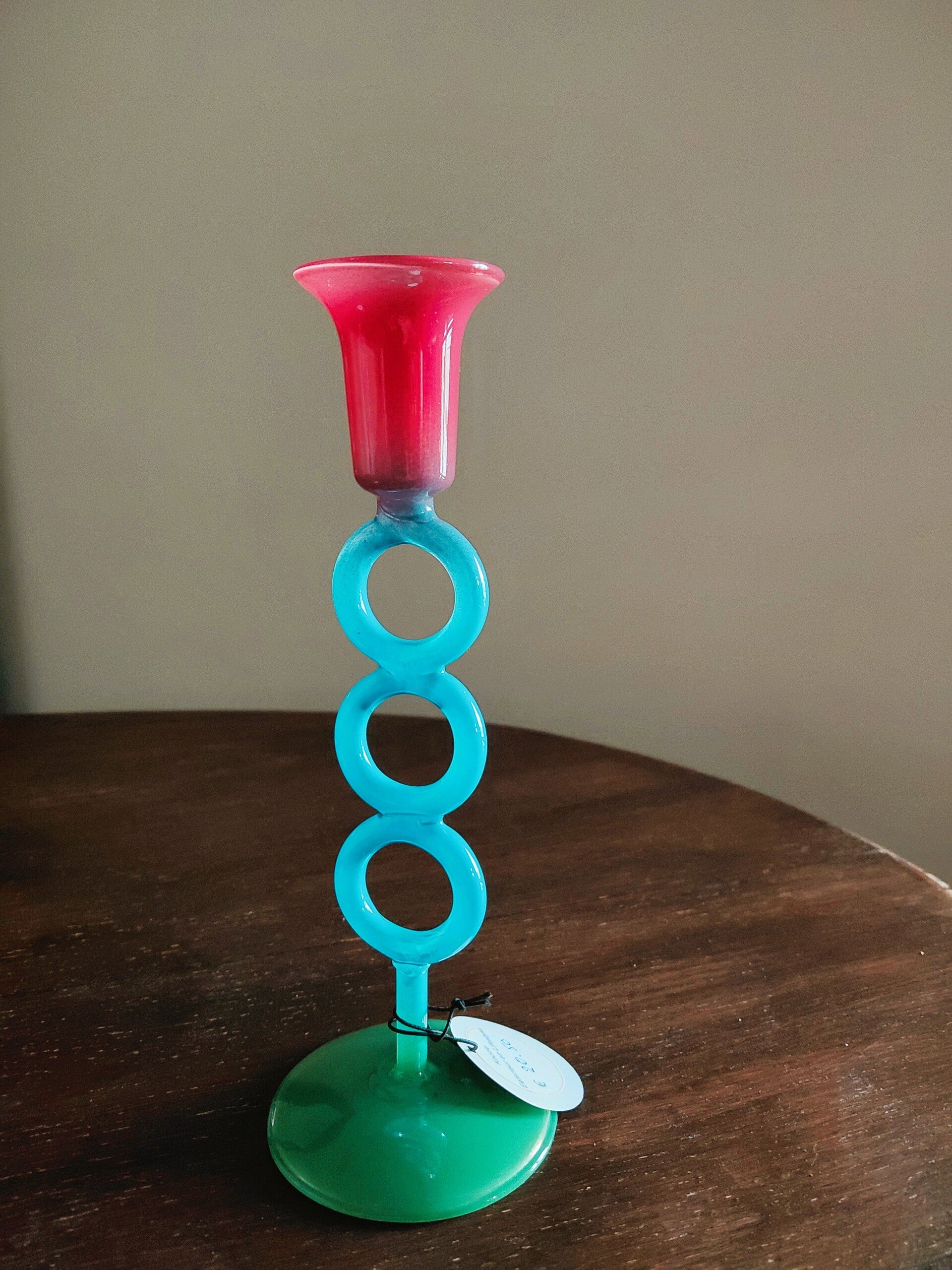 Kandelaar glas anillo vivo