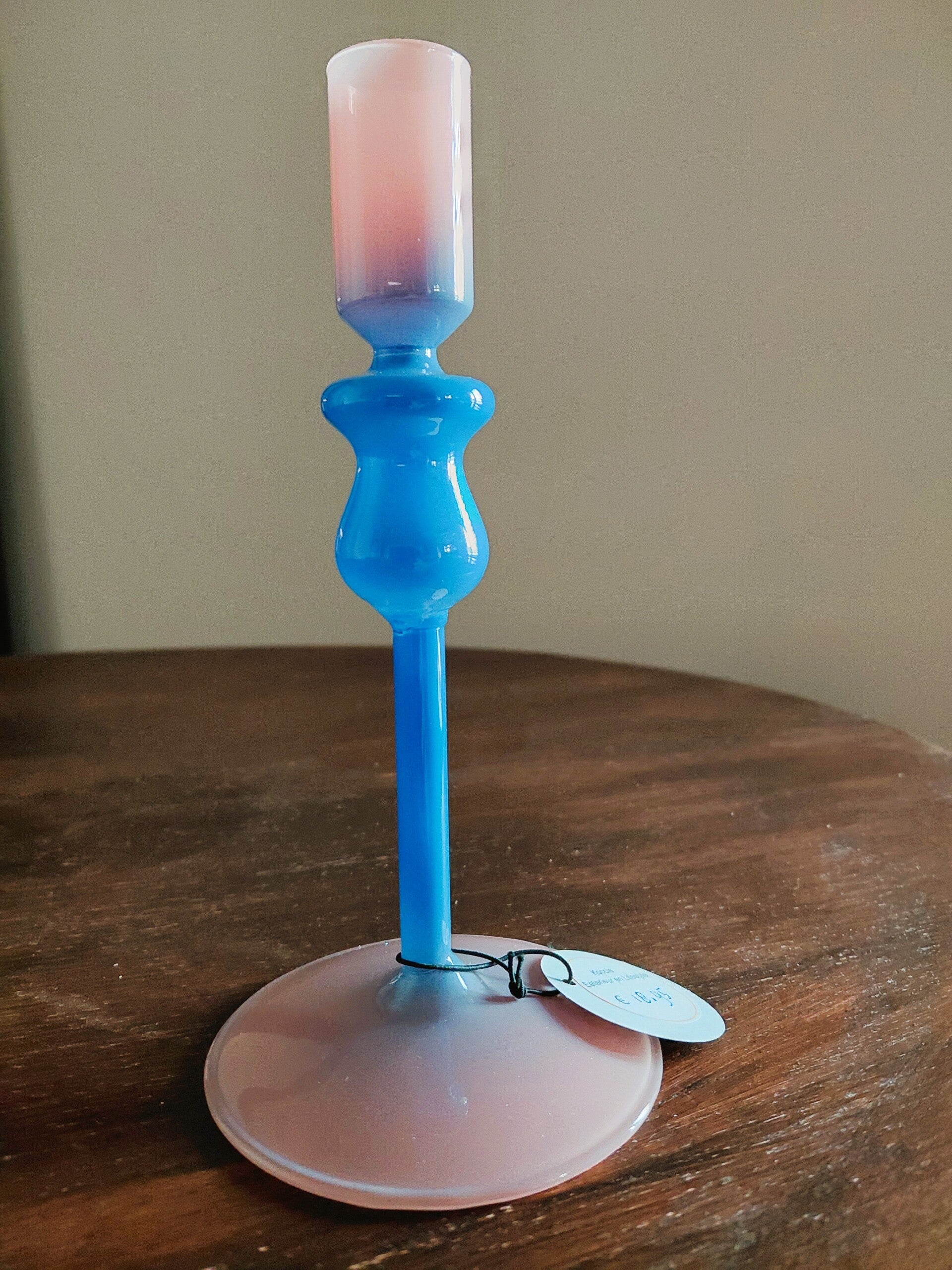 kandelaar glas duo colores s