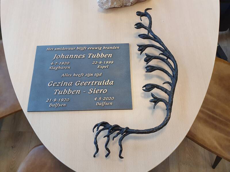 9, Opdracht: de familie in een aar weer gegeven