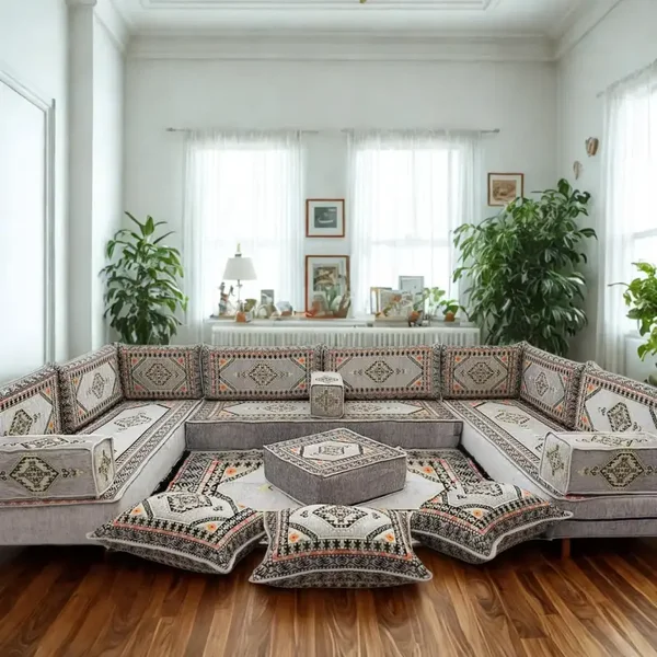 Set di divani da pavimento in stile arabo