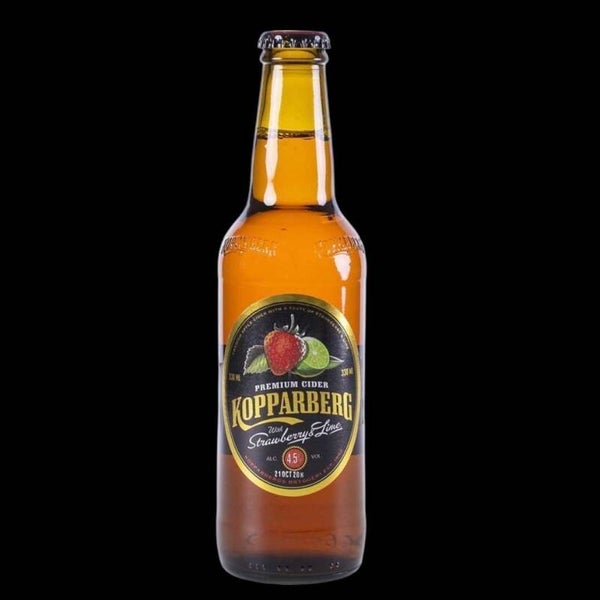 KOPPARBERG Strawberry/Lime Doos fles 24 x 33 cl 4,5% vol THT 07-2027