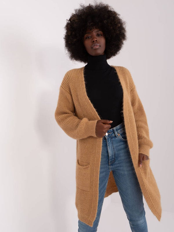 Plüschcardigan mit Taschen