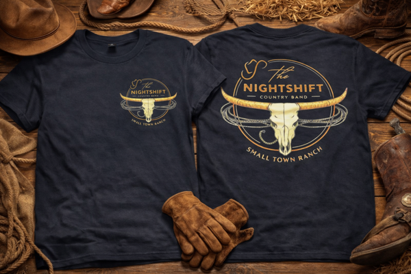 The Nightshift Country Band – Small Town Ranch T-Shirt