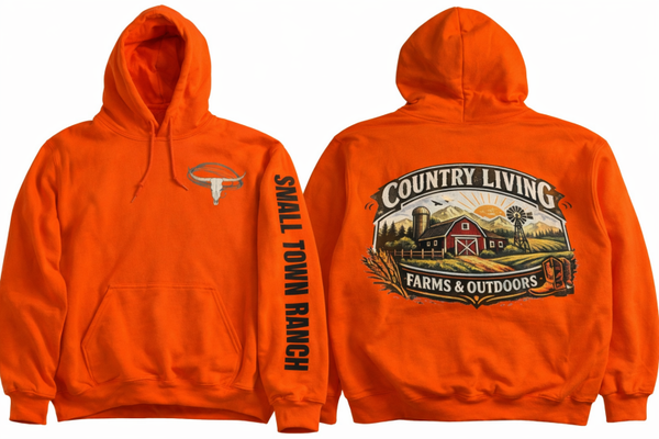 Small Town Ranch – Country Living Hoodie