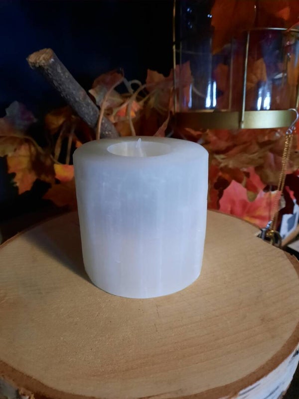 Theelichthouder - Seleniet