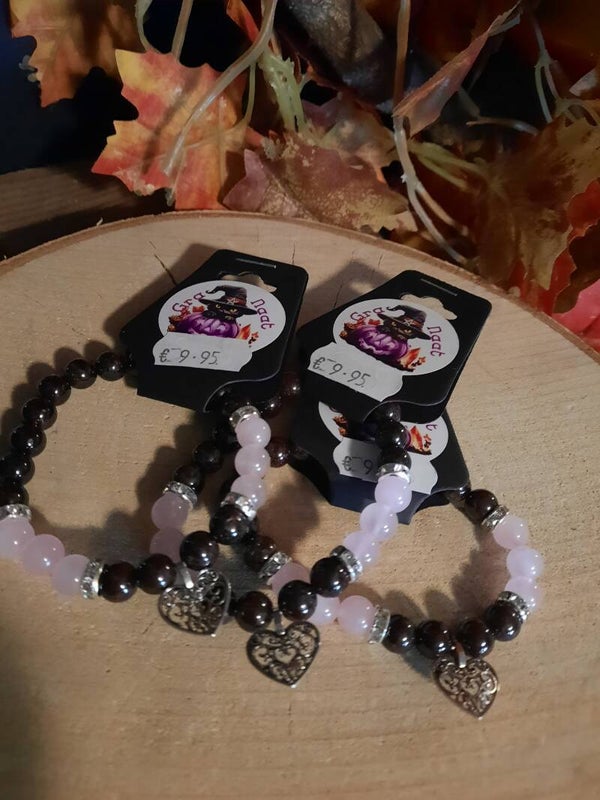 Granaat en Rozenkwarts