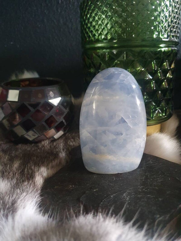 Blauwe Calciet Sculptuur