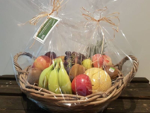 Bio grote geschenkmand - fruit