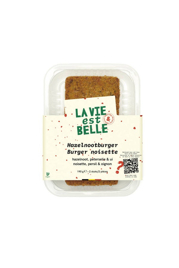 La vie est belle Hazelnootburger 2st