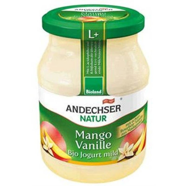 Andechser yoghurt mango-vanille 500ml