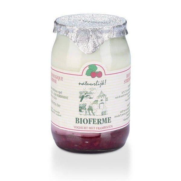 Bioferme Yoghurtje met frambozen 2x150g
