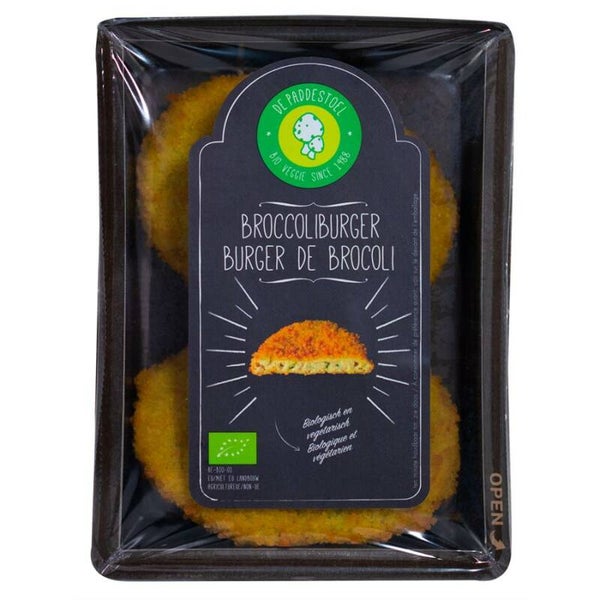 De Paddestoel broccoliburger 2st