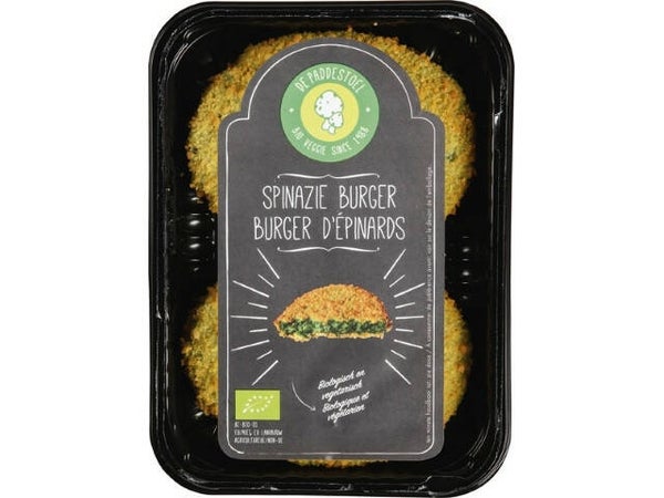 De Paddestoel spinazieburger 2st