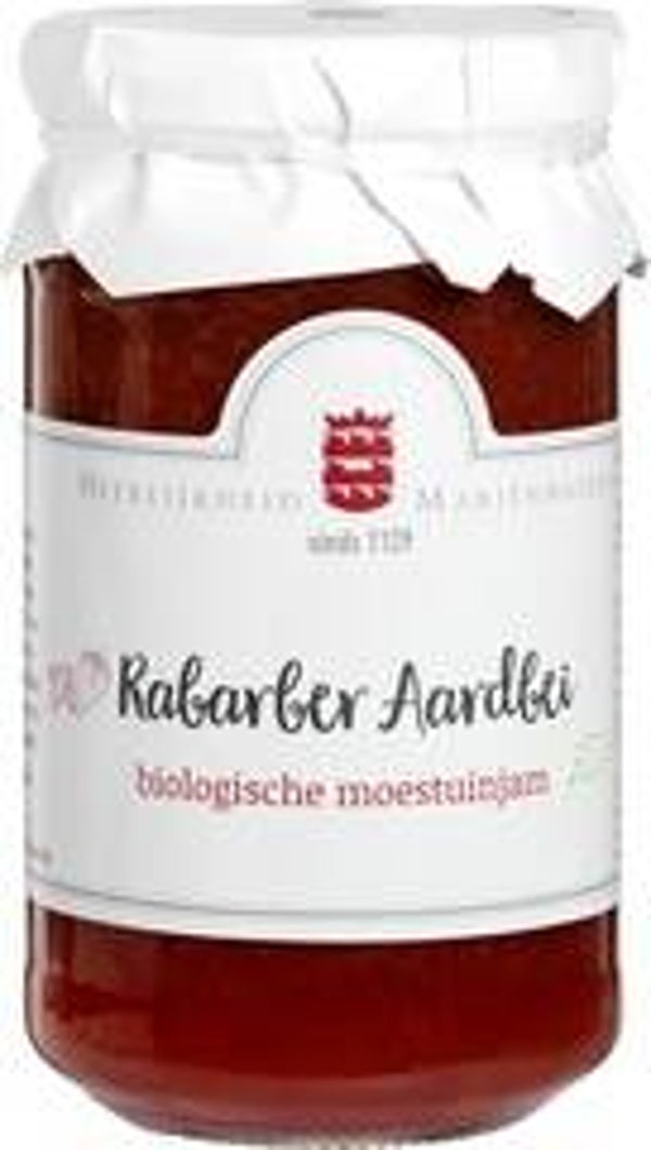 Mariënwaerdt Aardbei-rabarber confituur 300g