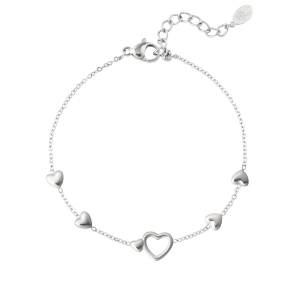 All You Need Is Love armband zilver