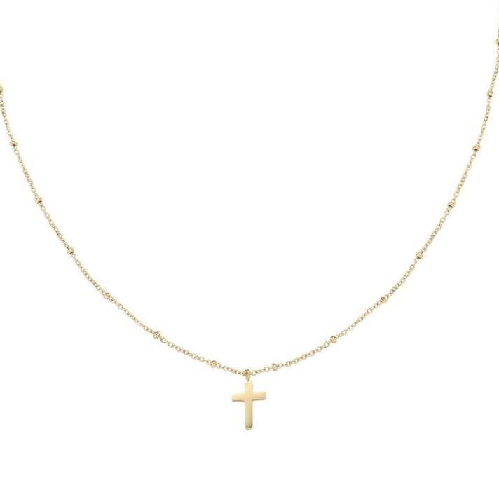 Ketting kruisje goud