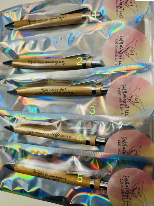 Affirmation Ink Pens