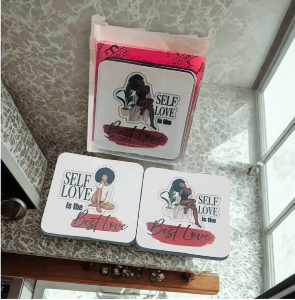 SeLfLoVebyT Coaster Set 4pk