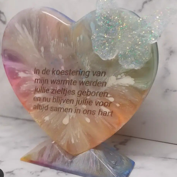 Klein Hartje met vlindertje