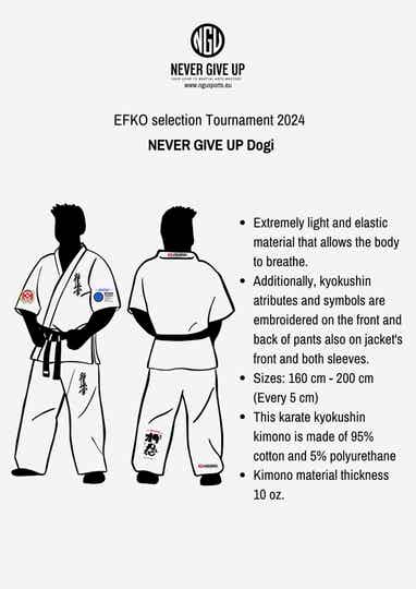 Memorial Dogi 2nd European Fullcontact Karate Cup Kyokushin