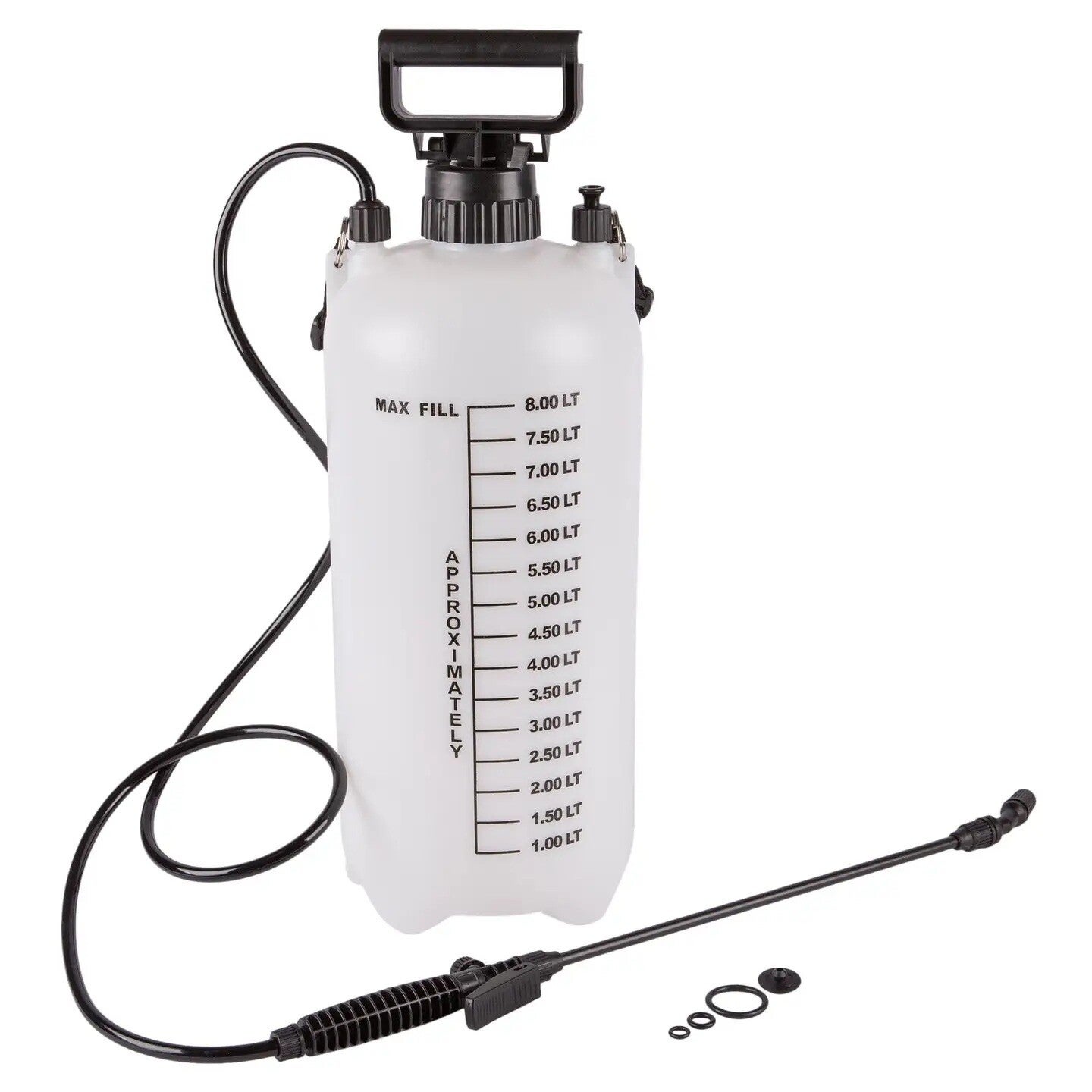 Drukspuit van 8 liter met schouderriem