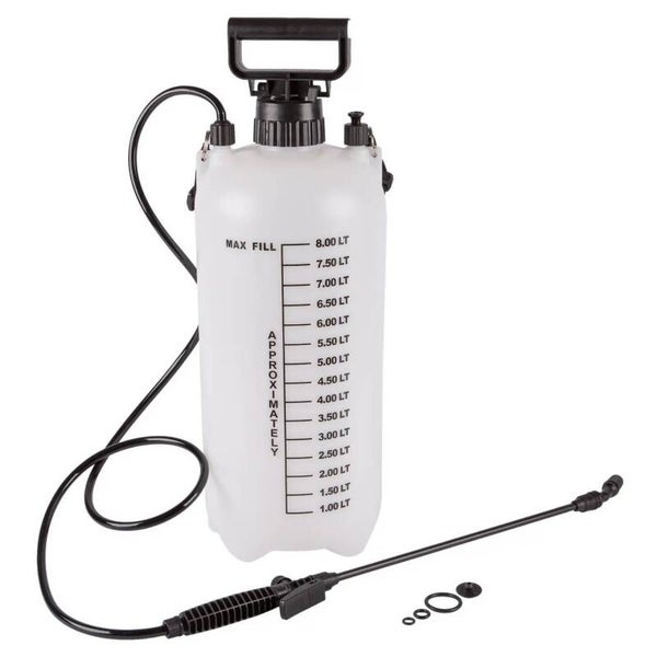 Drukspuit van 8 liter met schouderriem