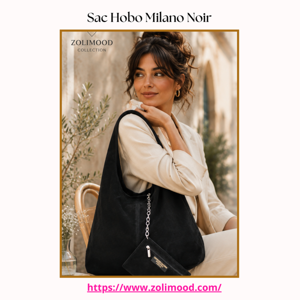 Sac Hobo Milano Noir