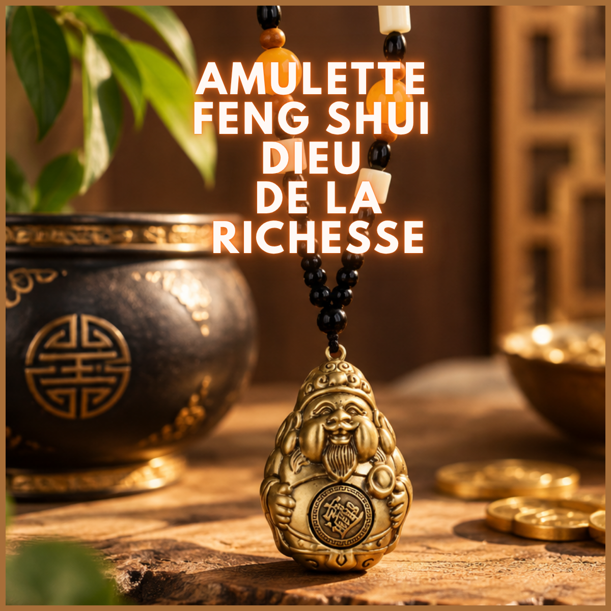 Amulette Feng Shui – Dieu de la Richesse